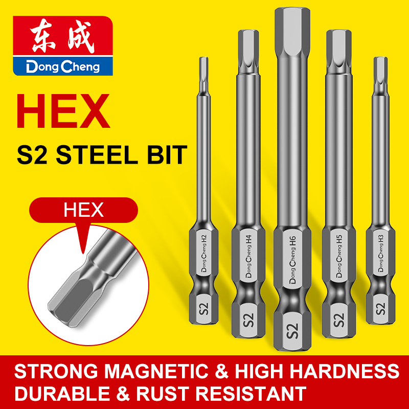 Power Key Tools - Altıgen Anahtar Ucu Altıgen Şaftlı Manyetik