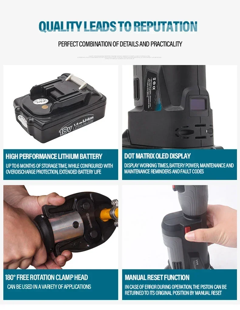 Power Tools Plumbing - 2026/Örnek Mevcut Zupper PZ-1930 Hidrolik Pres