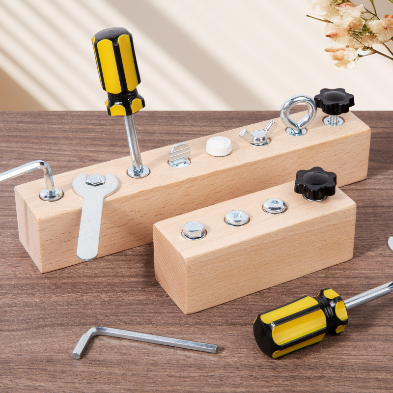 Power Tools Skills - Çocuklar İçin Ahşap Vida Somun Sökme