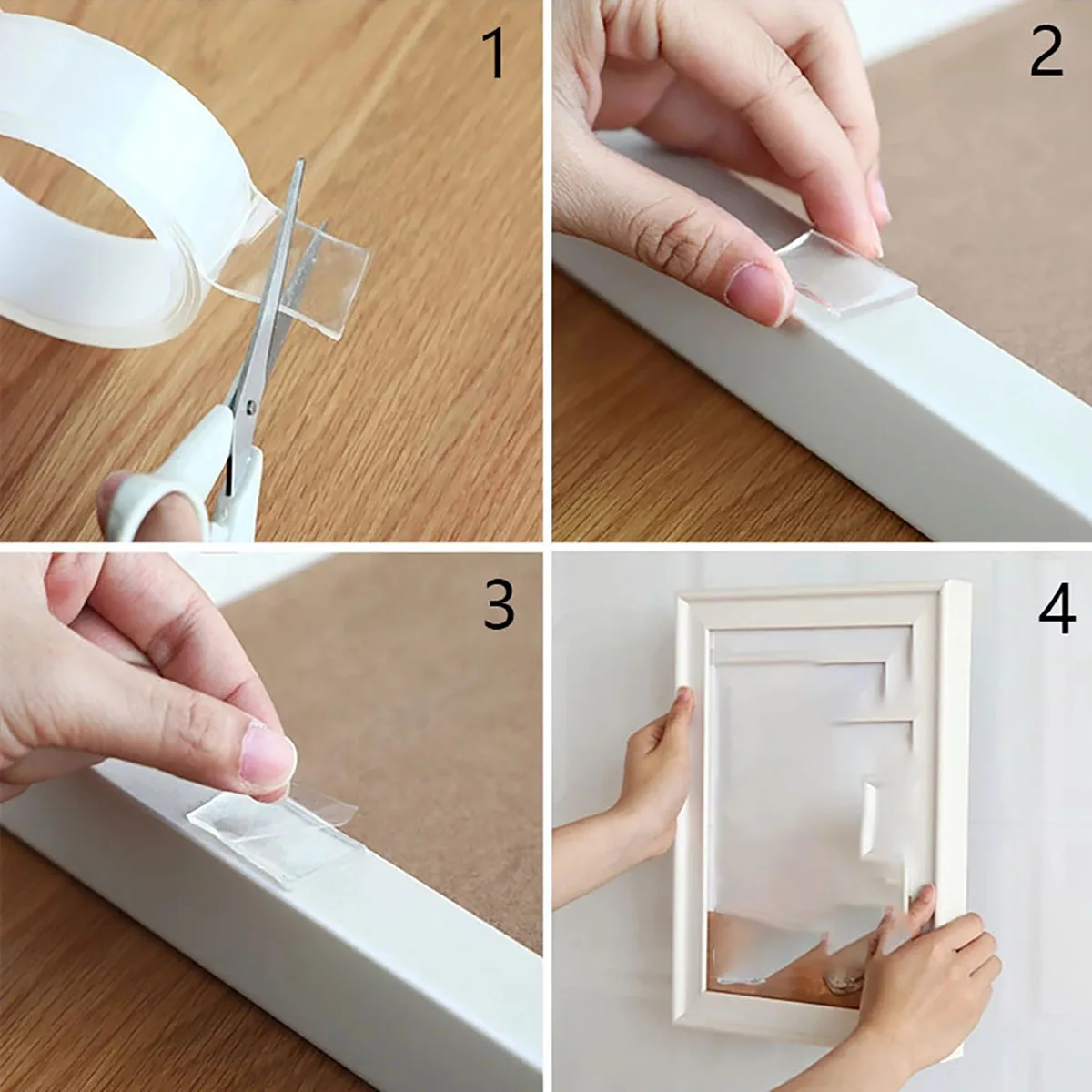 Power Tools For Home - Nano Bant Çift Güçlü Şeffaf Yeniden
