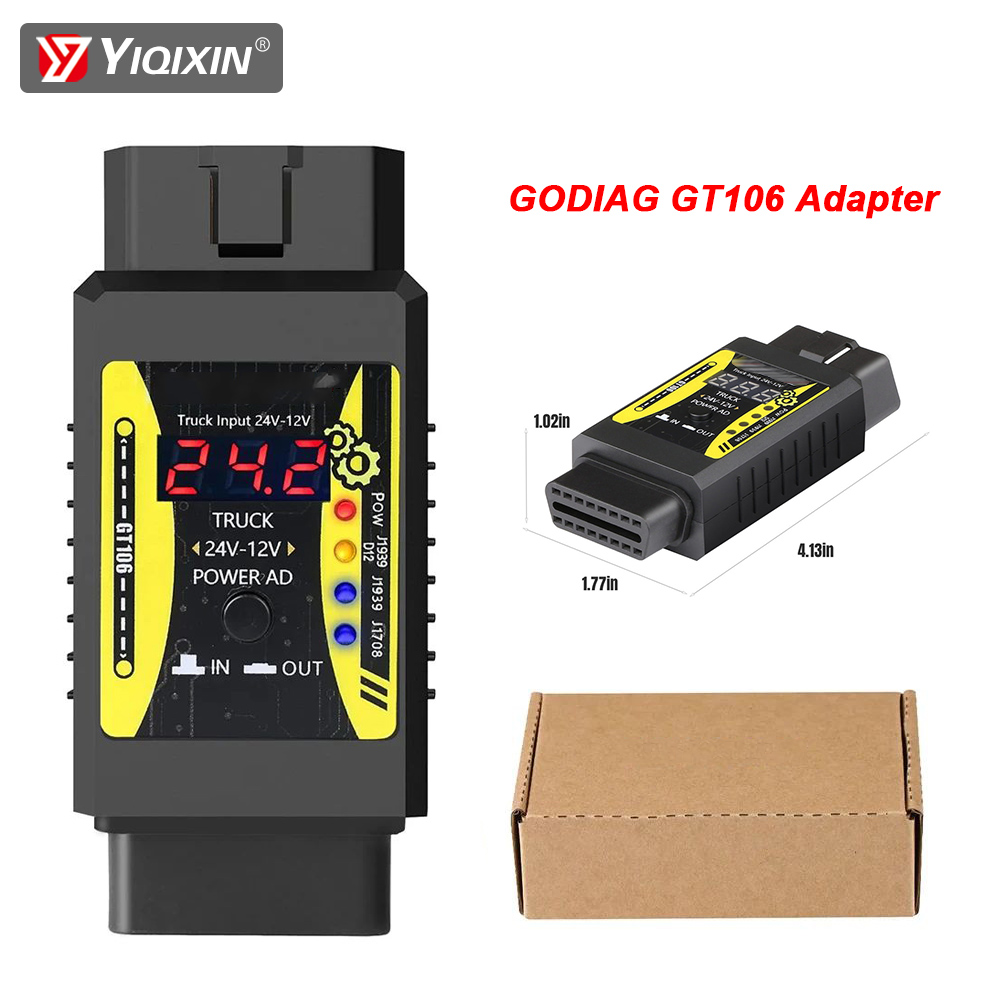 Power Tools Technician - Godiag GT106 Artı Ağır Kamyon Adaptörü