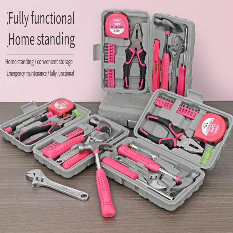 13 Parçalı Pembe DIY Alet Seti - Power Tools Plumbing incelemesi ve fiyatı