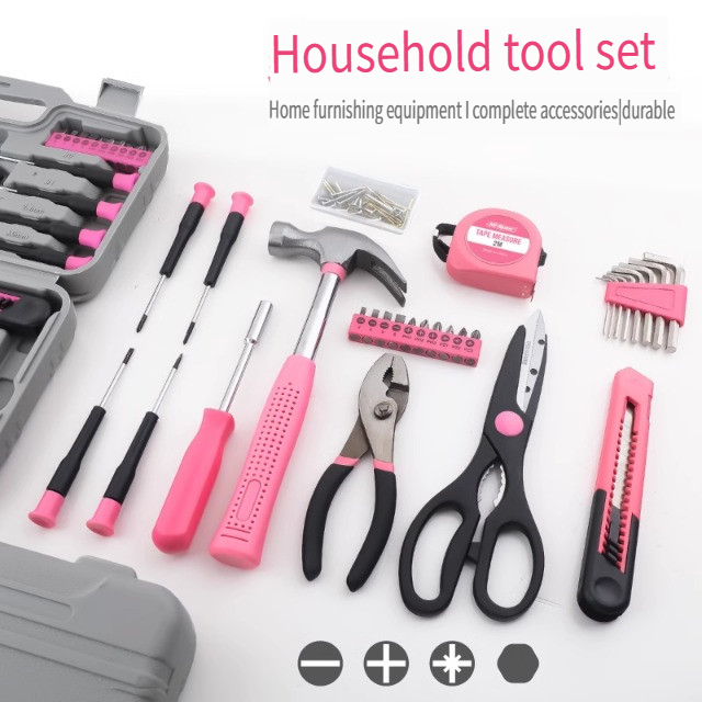 13 Parçalı Pembe DIY Alet Seti - Power Tools Plumbing incelemesi ve fiyatı