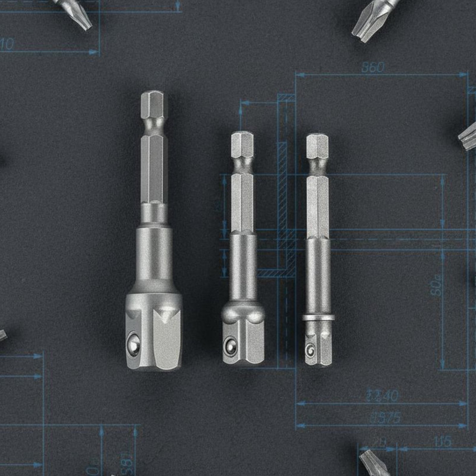 4 Parça Çekici Güç Adaptörü Se - Power Tools Technician incelemesi ve fiyatı